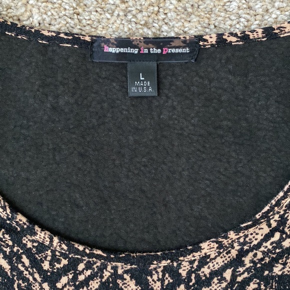 Happening In The Present Long Sleeve Mesh Top - Picture 5 of 11